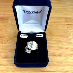 Montana Silversmiths Heirloom Treasure Spoon Open Ring NIB